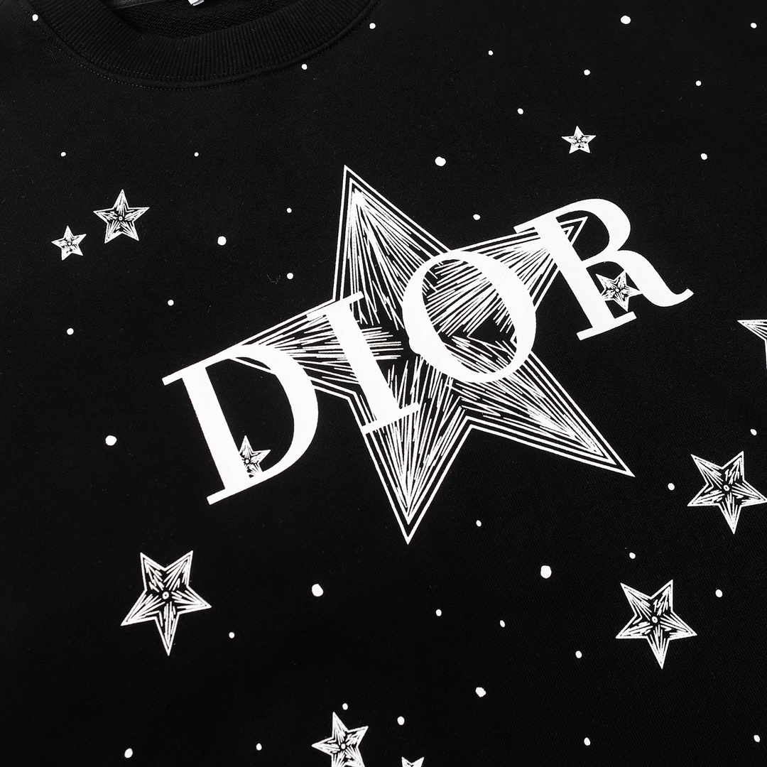Christian Dior グラフィックプリントクルーネックスウェットシャツ クリスチャン・ディオール Christian Dior x KAWS BEE刺繍
