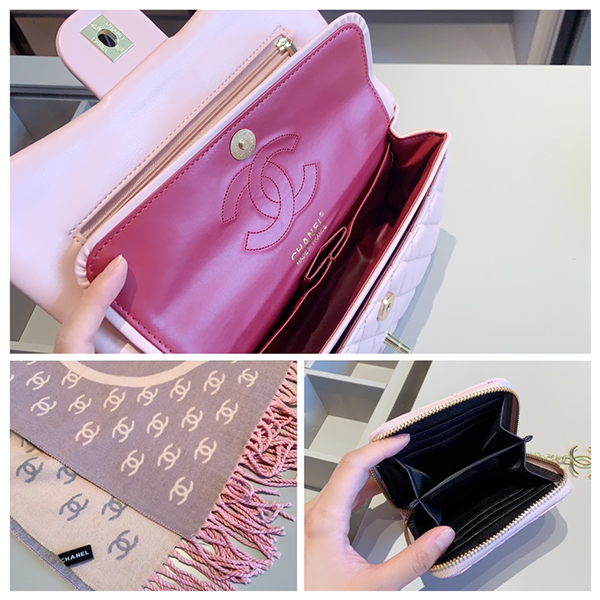 シャネル チェーンバッグ+財布+スカーフ お得セット 3点 レディース