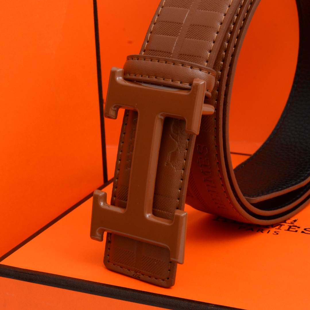 エルメス ベルト 牛革 38mm 穴あけ器を贈り 3色 メンズ