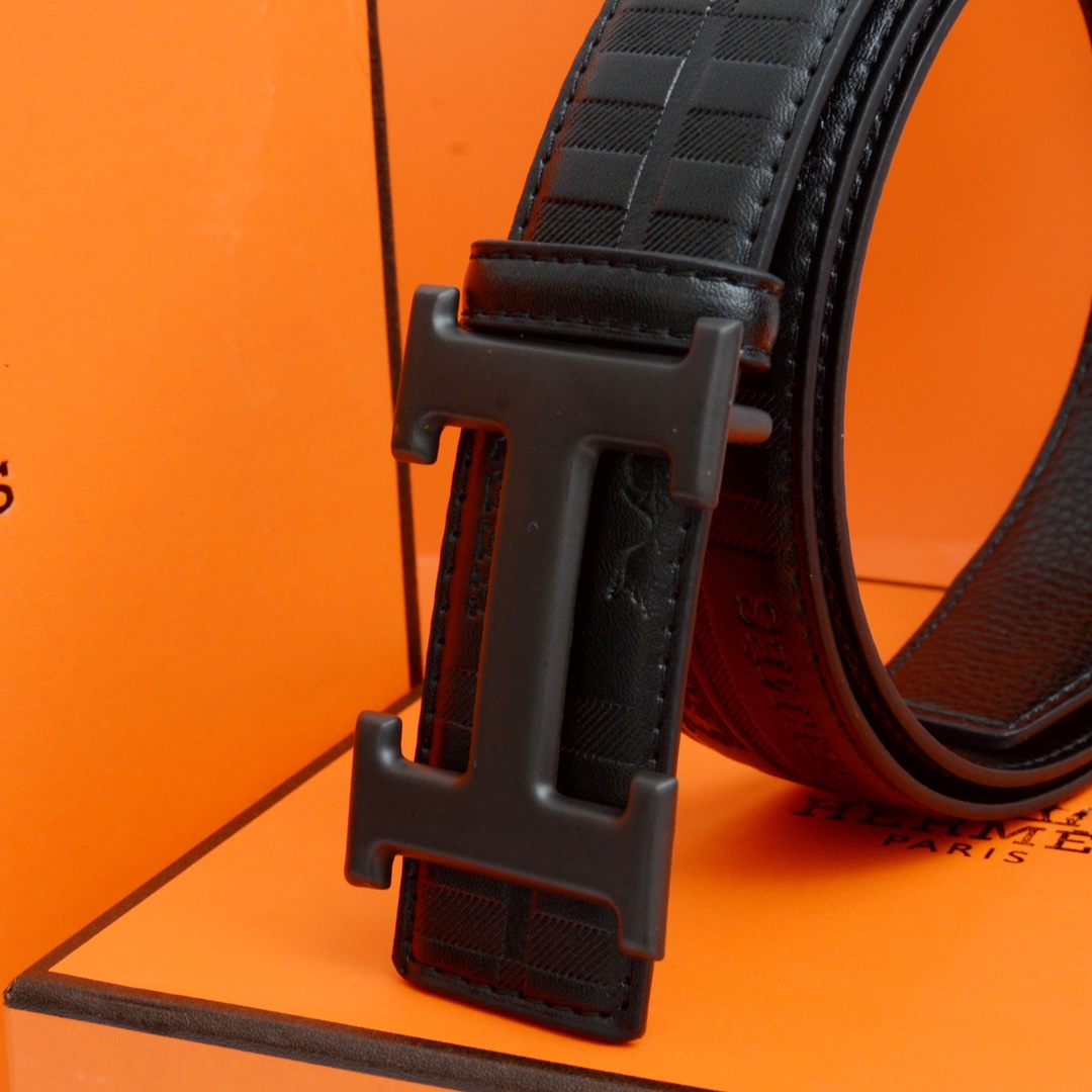 エルメス ベルト 牛革 38mm 穴あけ器を贈り 3色 メンズ
