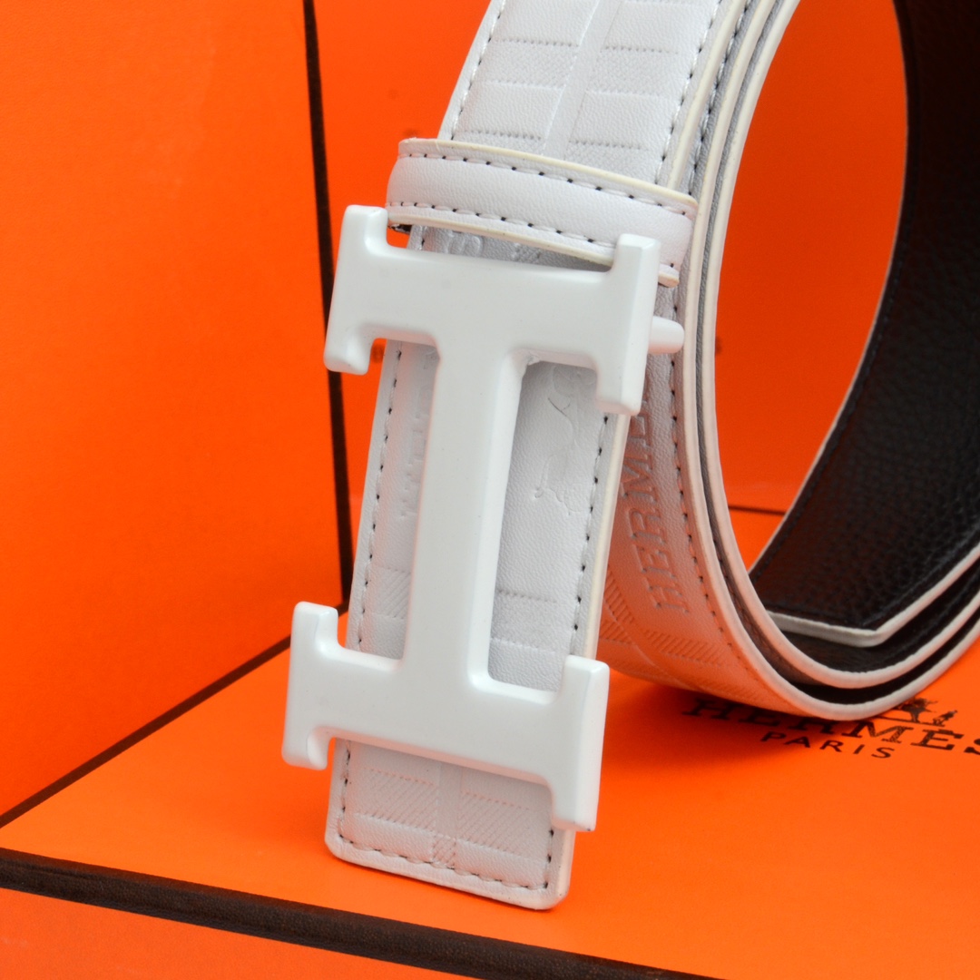 エルメス ベルト 牛革 38mm 穴あけ器を贈り 3色 メンズ