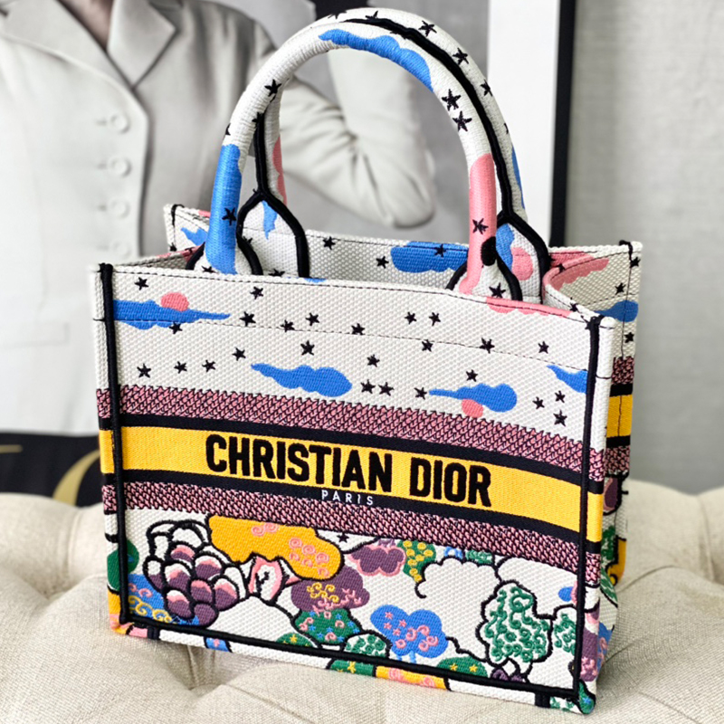 ディオール DIOR BOOK TOTE バッグ ミディアム トートバッグ レディース
