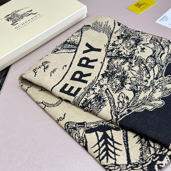 バーバリーBurberry 両面カシミヤマフラー レディース