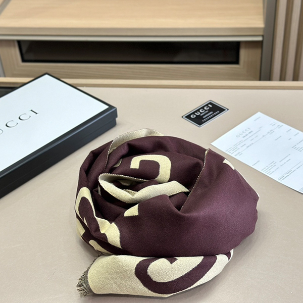 グッチ GUCCI ウールマフラー レディース