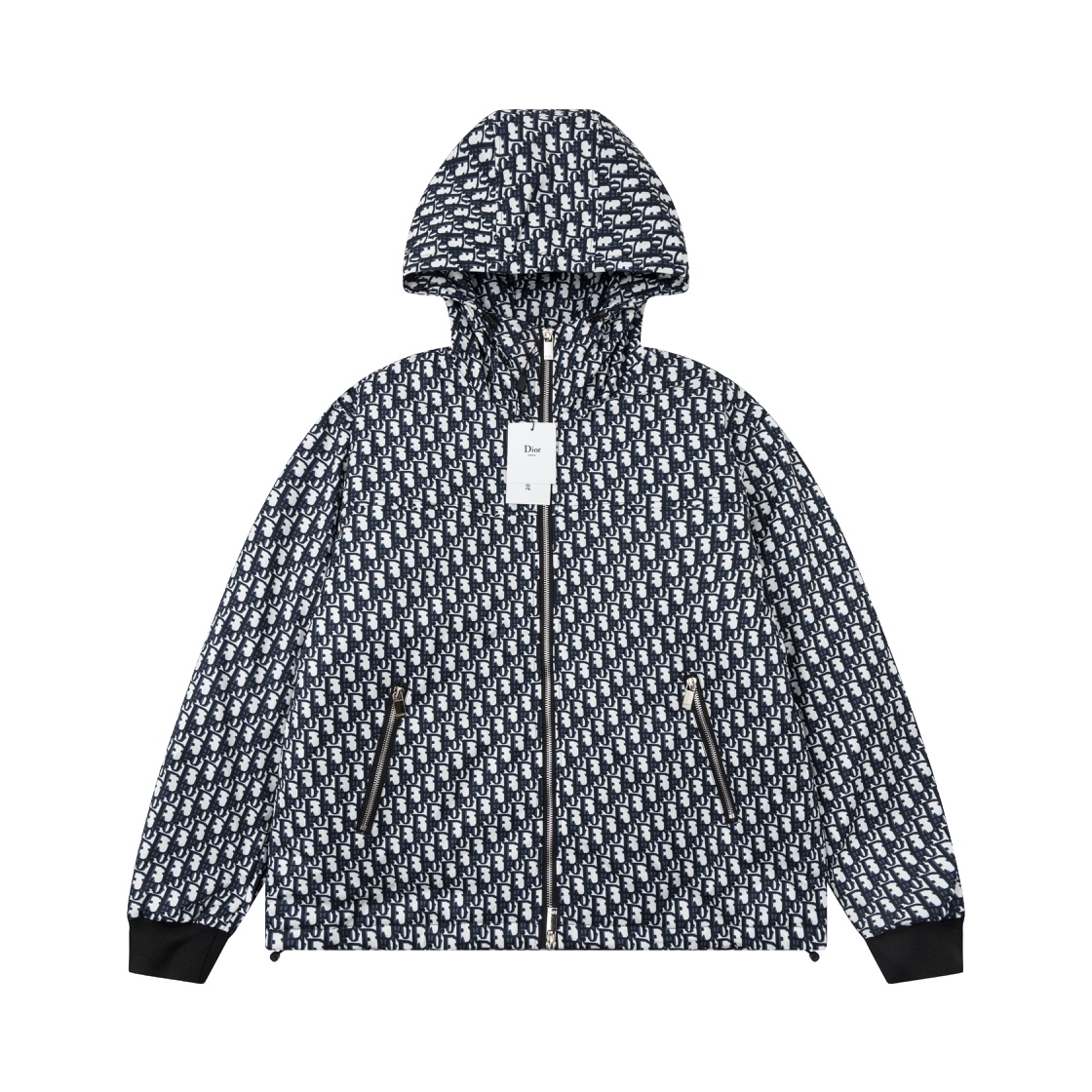 ディオール ジャケット ロゴプリント メンズ 厚手