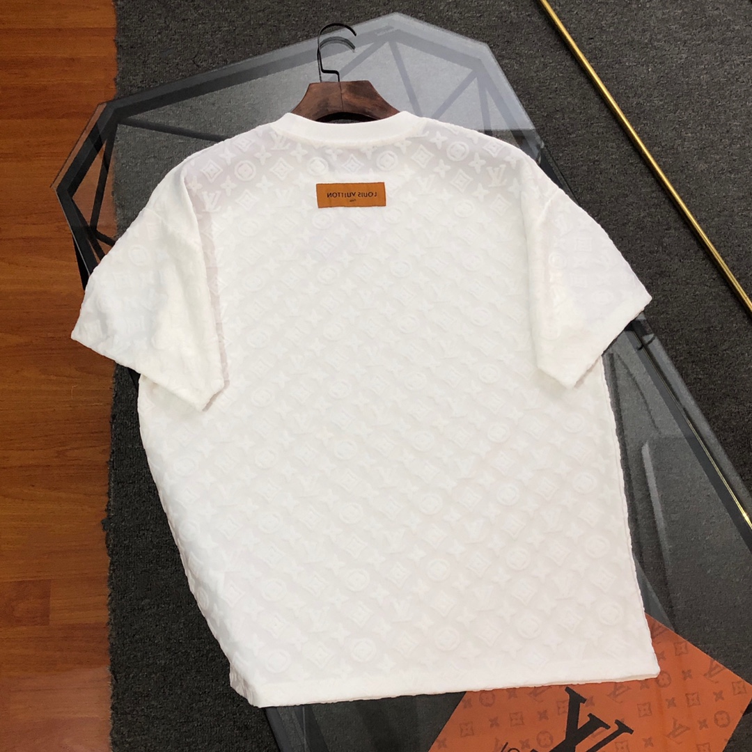 ルイヴィトン LOUIS VUITTON 半袖 コットン Ｔシャツ レディース&メンズ