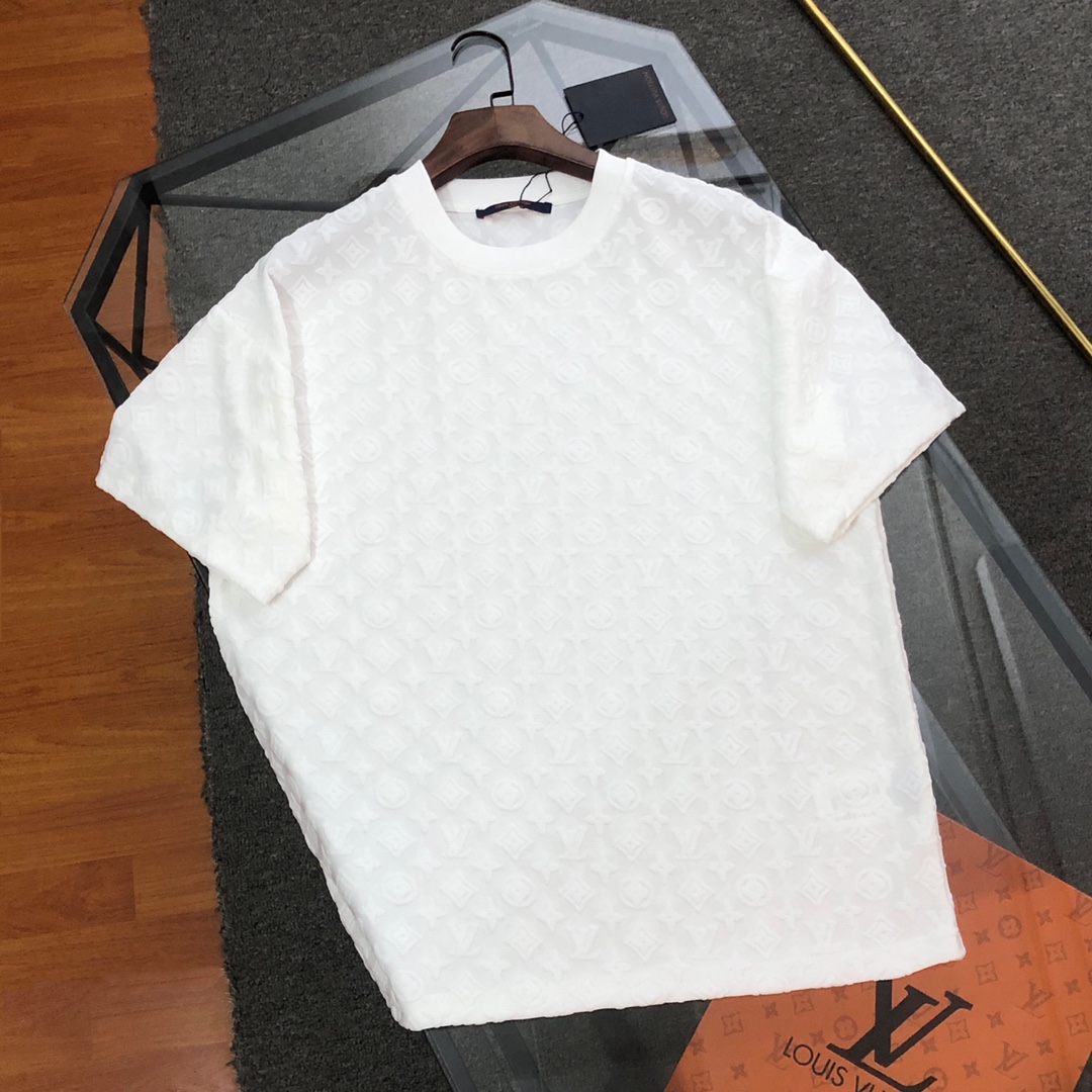 ルイヴィトン LOUIS VUITTON 半袖 コットン Ｔシャツ レディース&メンズ