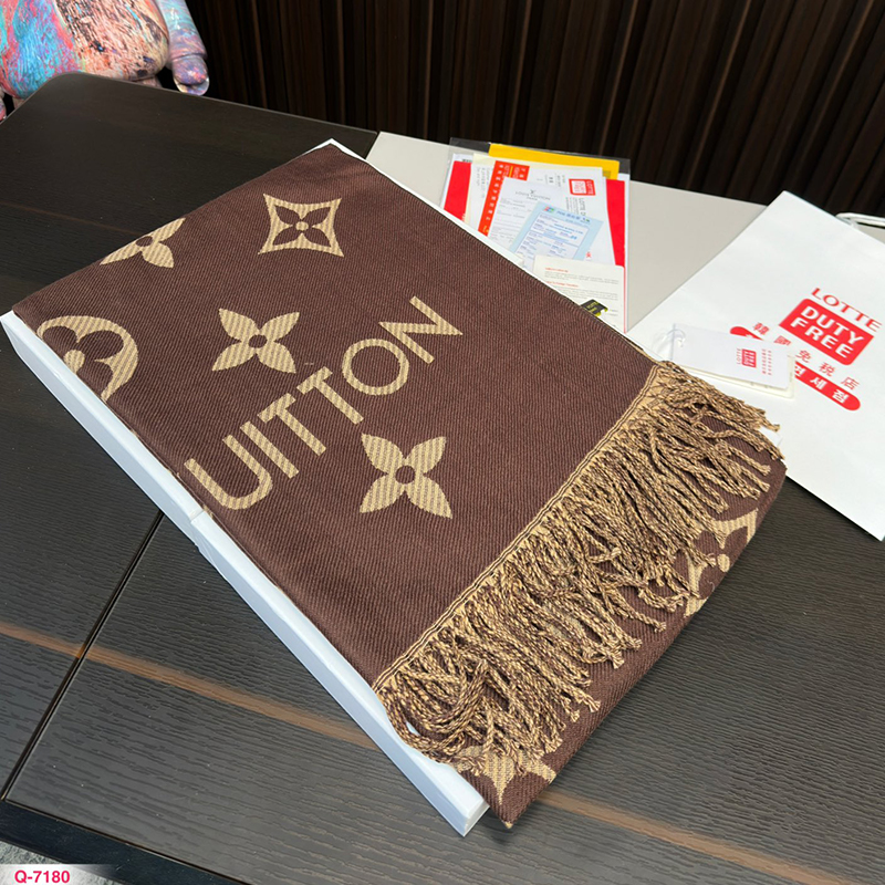 ルイヴィトン LOUIS VUITTON 秋冬 スカーフ カシミヤ 4色 レディース