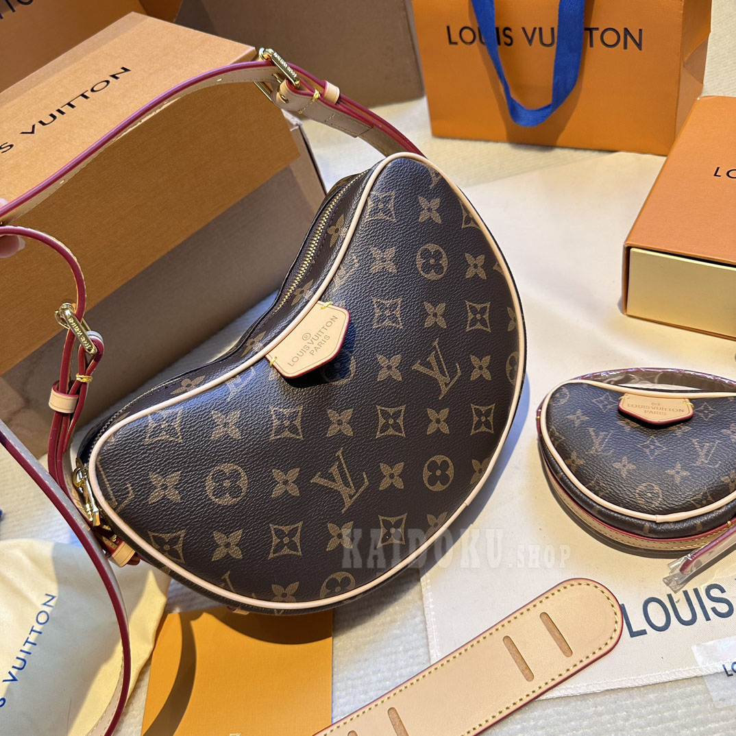 ルイヴィトン  Louis Vuitton クロワッサン モノグラム ショルダーバッグ M46828 レディース