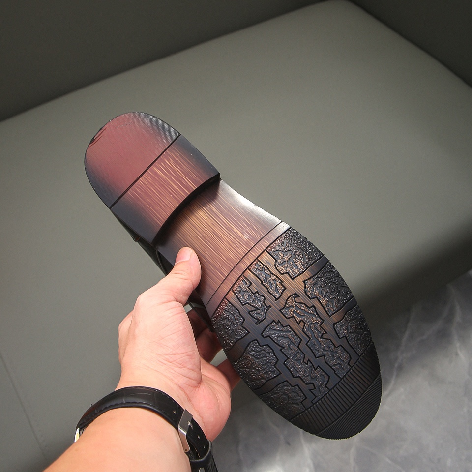 エルメス HERMES カジュアル ファッション ビジネスシューズ 革靴  メンズ