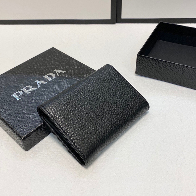 PRADA(プラダ) 折財布 ブラック レディース カードケース