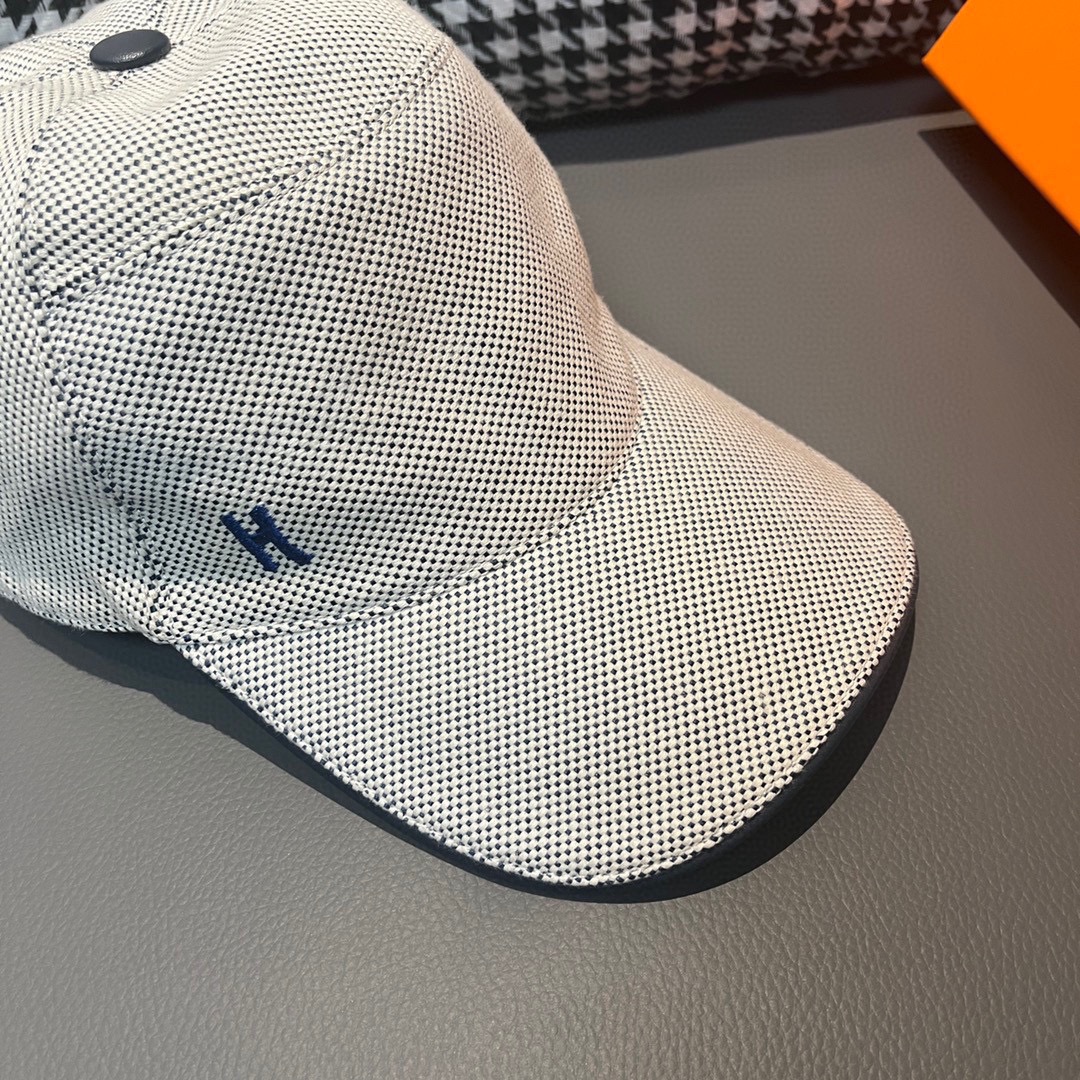 エルメス シンプル 春夏 キャップ キャンバス  メンズ
