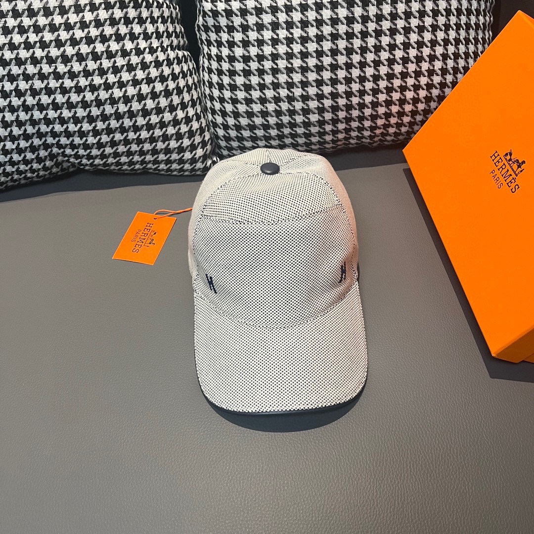 エルメス シンプル 春夏 キャップ キャンバス  メンズ