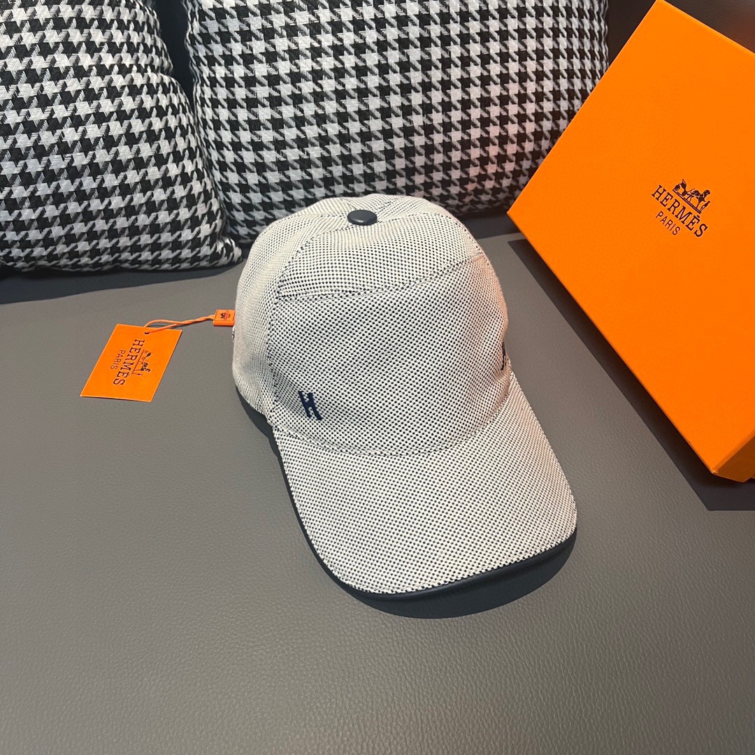 エルメス シンプル 春夏 キャップ キャンバス  メンズ