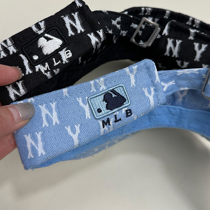 MLB ヤンキース 漁師の帽子 日よけ帽子 刺繍 キャップ 遮光ハット 夏 レディース メンズ