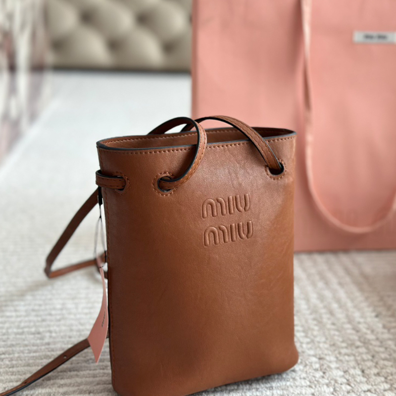 ミュウミュウ ミニバッグ バケットバッグ 3色 レディース