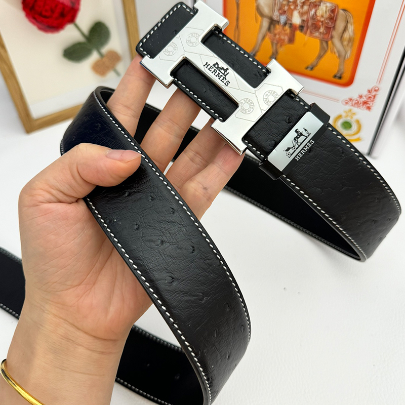 エルメス ベルト 牛革 38mm 穴あけ器を贈り 2色 牛革メンズ