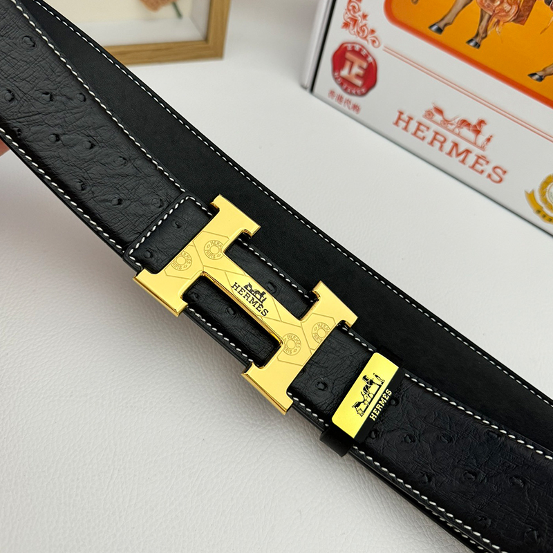 エルメス ベルト 牛革 38mm 穴あけ器を贈り 2色 牛革メンズ