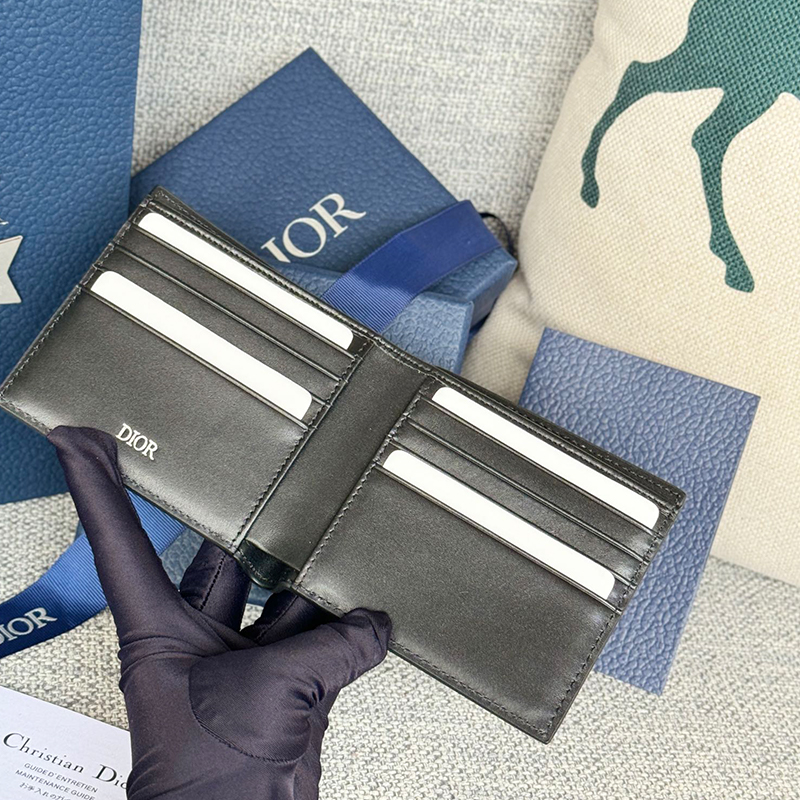 ディオール Dior ウォレット オブリーク ギャラクシーレザー メンズ