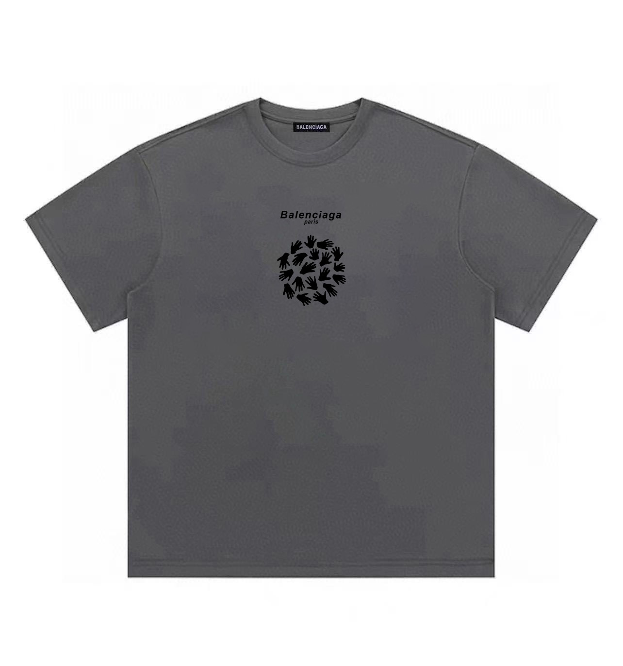 バレンシアガ BALENCIAGA 手形プリント クルーネック半袖Tシャツ 3色 レディース メンズ