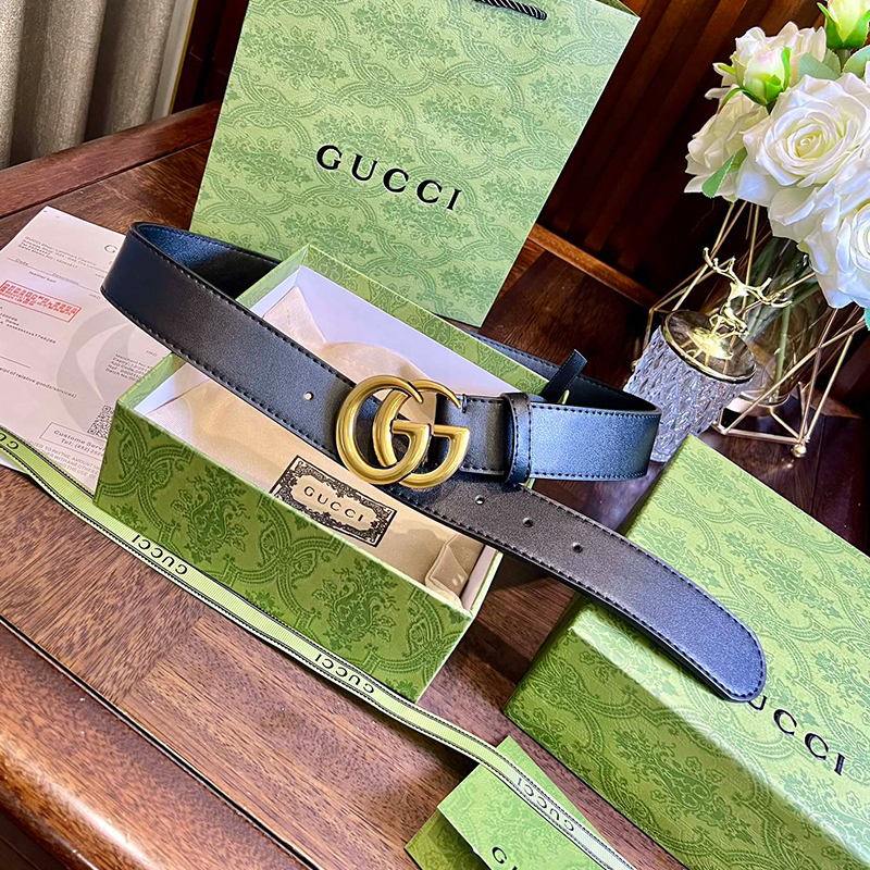 グッチ GUCCI 幅4cm 牛革 ベルト メンズ