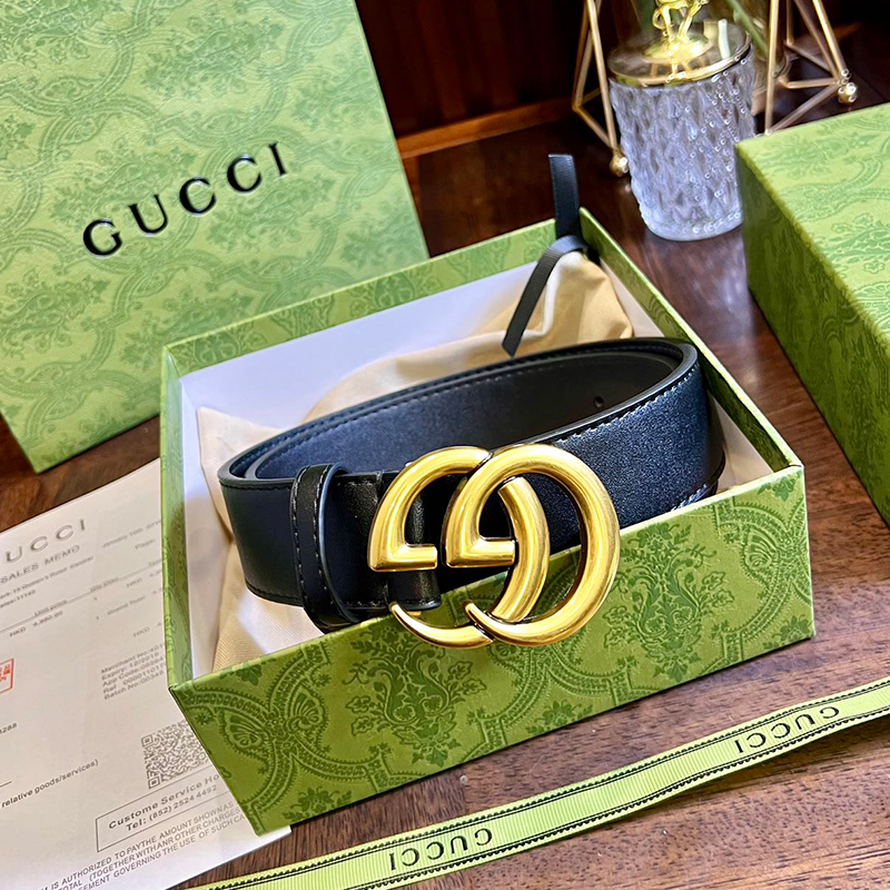 グッチ GUCCI 幅4cm 牛革 ベルト メンズ