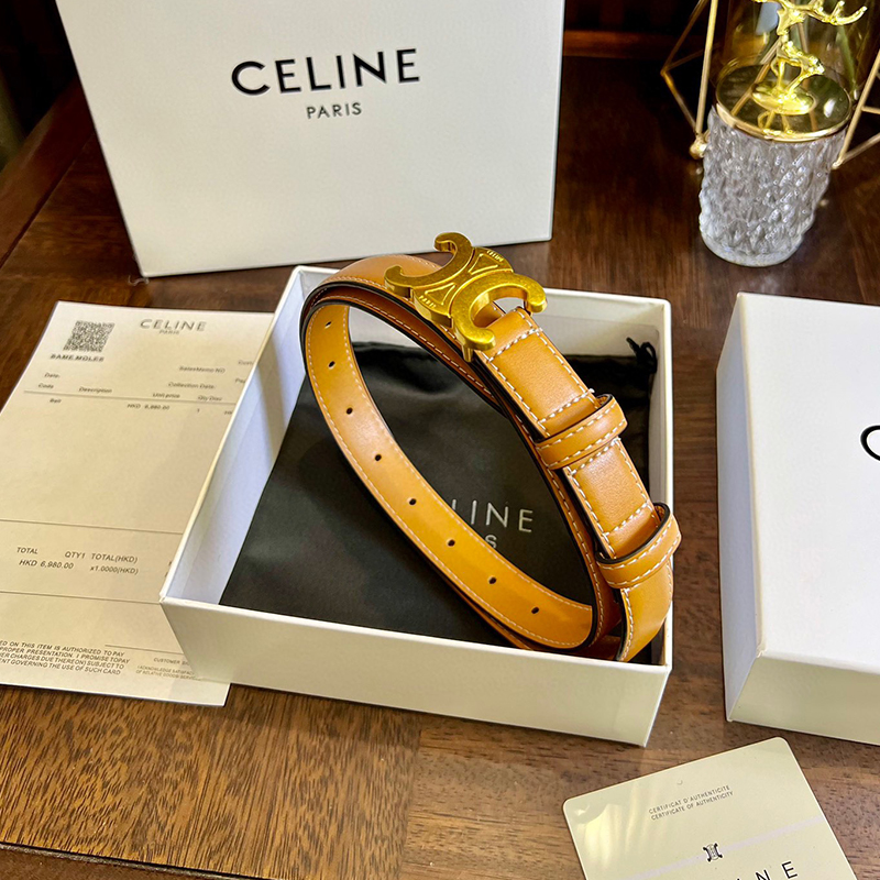 セリーヌ ベルト 牛革 ２色 メンズ