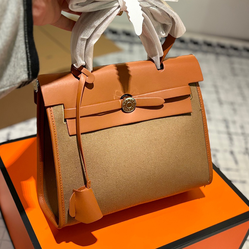 大人の高級感 エルメス Herbag 25 ショルダーバッグ レディース