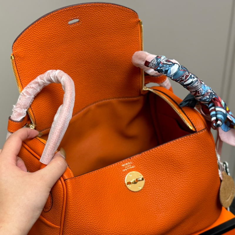エルメス レア【HERMES】リンディ 26 ハンドバッグ G金具 レディース