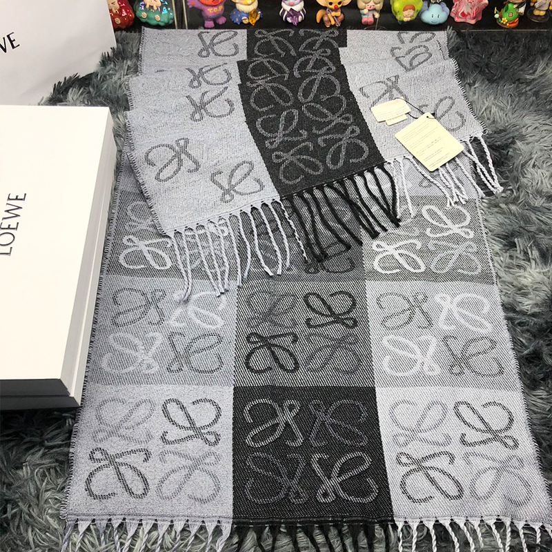 ロエベ LOEWE スカーフ マフラー ウール レディース メンズ
