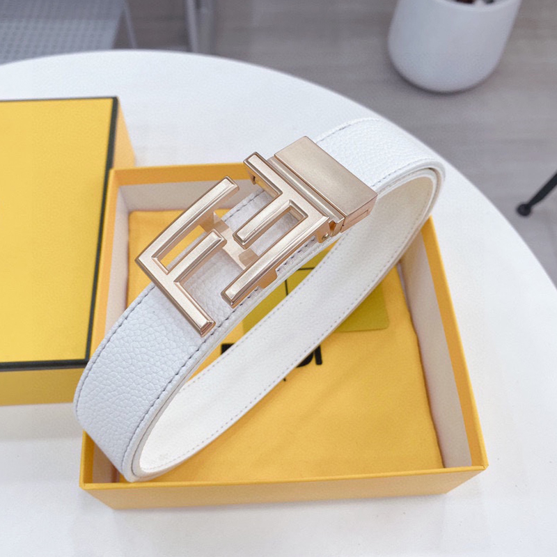 フェンディ FENDI FFロゴバックル留め レディース ベルト 幅3.4cm