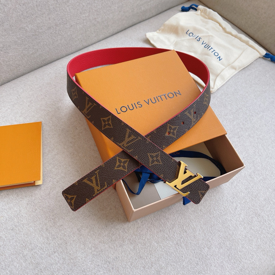 ルイヴィトン LOUIS VUITTON ベルト 30mm ギフト レディース