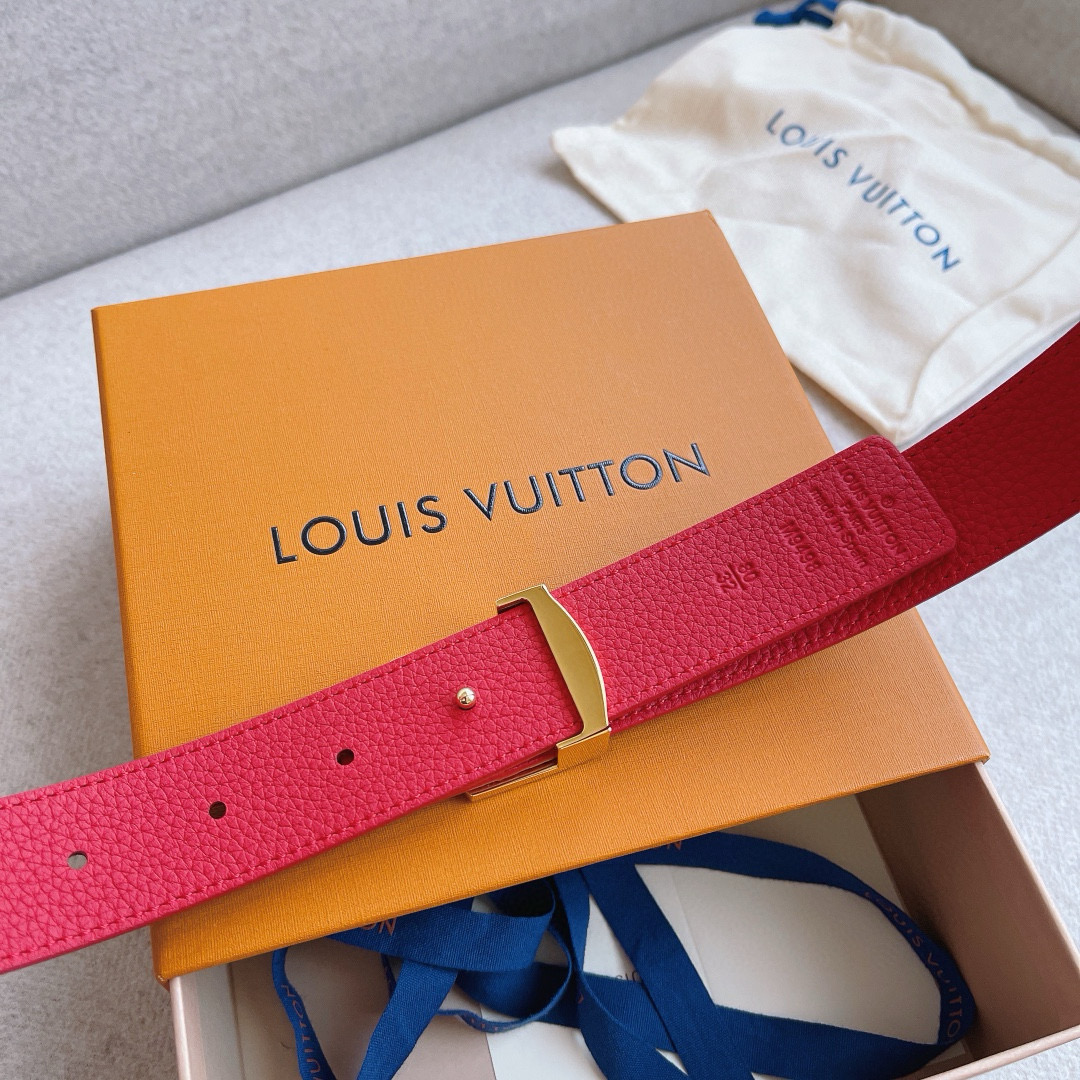 ルイヴィトン LOUIS VUITTON ベルト 30mm ギフト レディース