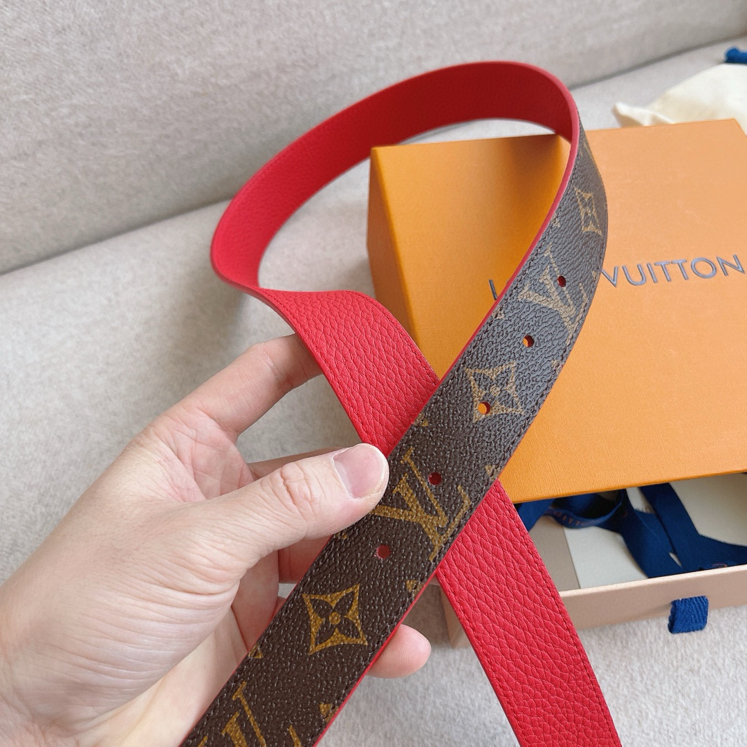 ルイヴィトン LOUIS VUITTON ベルト 30mm ギフト レディース