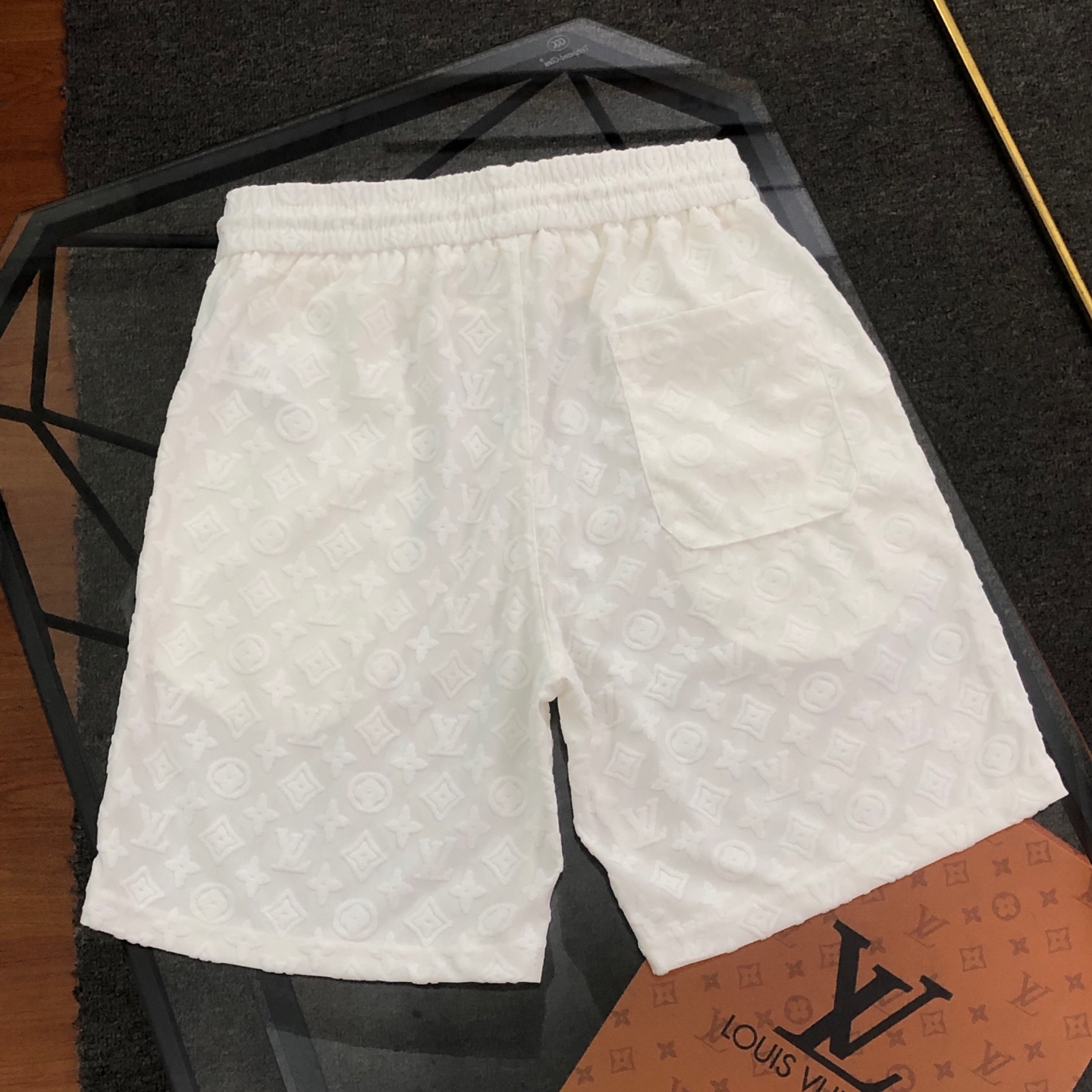 ルイヴィトン LOUIS VUITTON 織り柄ショートパンツ メンズ