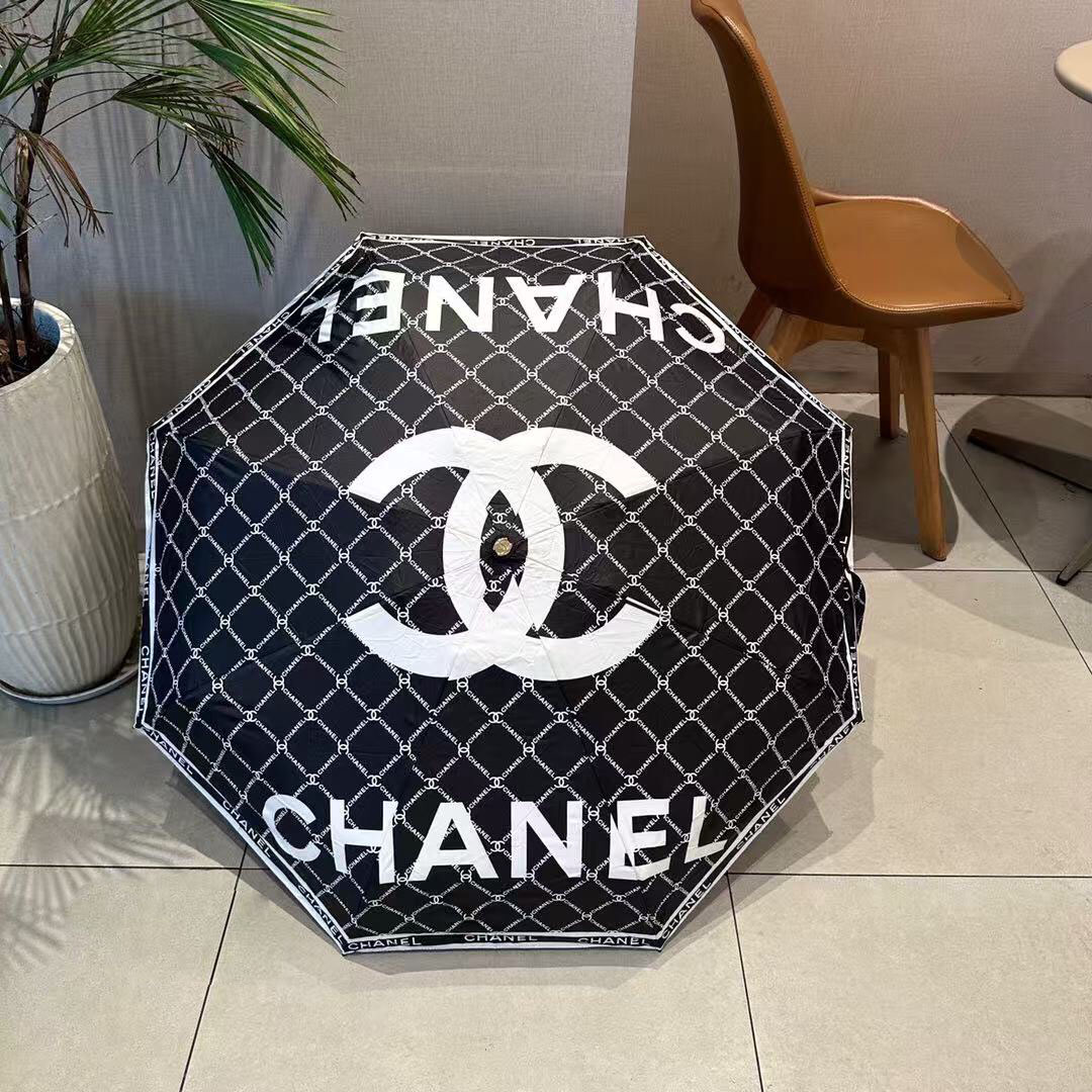 シャネル（CHANEL）晴雨兼用傘 日傘 自動折り 5つ折り レディース メンズ