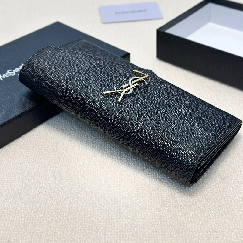 SAINT LAURENT サンローラン 長財布 牛革 レディース