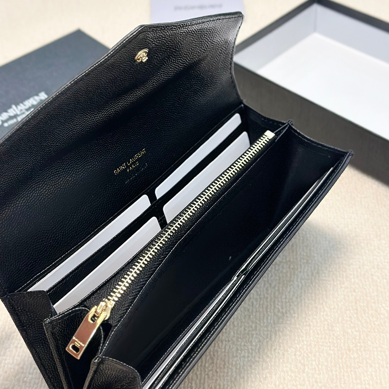 SAINT LAURENT サンローラン 長財布 牛革 レディース