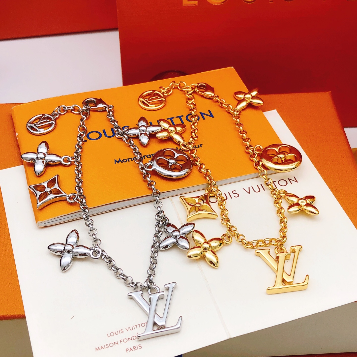 ルイヴィトン Louis Vuitton チェーンブレスレット レディース