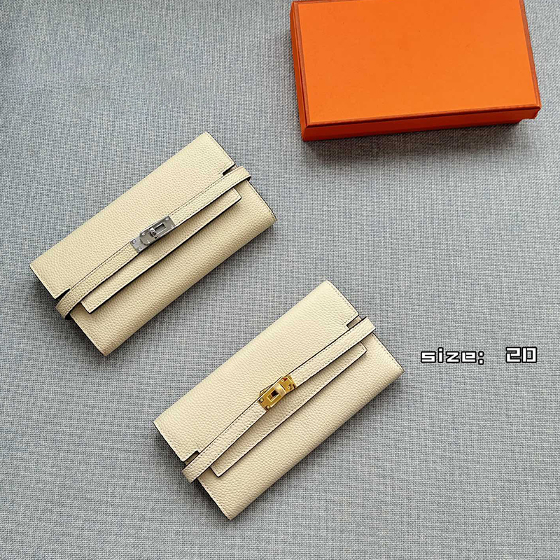 エルメス HERMES ケリートゥーゴー バイカラー チャイ 長財布 7色 レディース