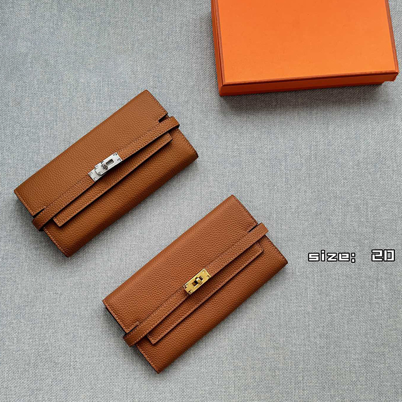エルメス HERMES ケリートゥーゴー バイカラー チャイ 長財布 7色 レディース