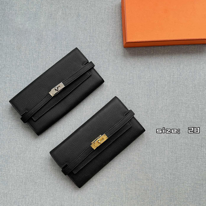 エルメス HERMES ケリートゥーゴー バイカラー チャイ 長財布 7色 レディース