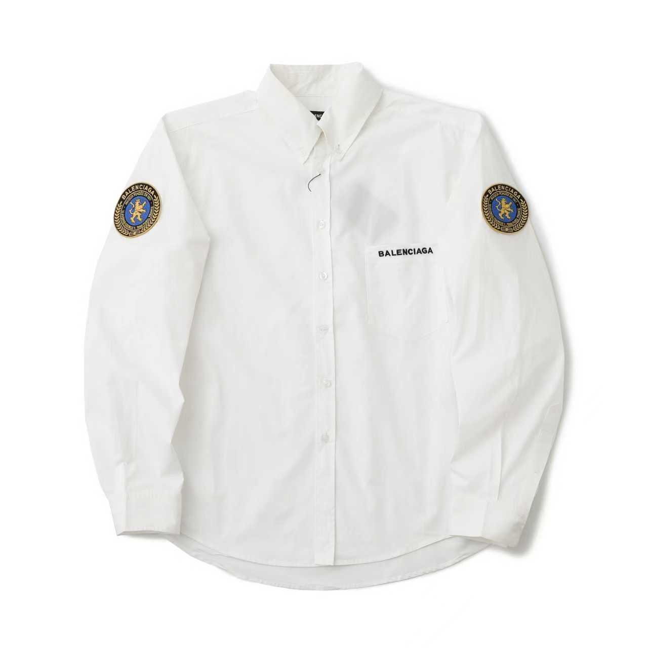 バレンシアガ Balenciaga クラシックホワイトシャツ レディース