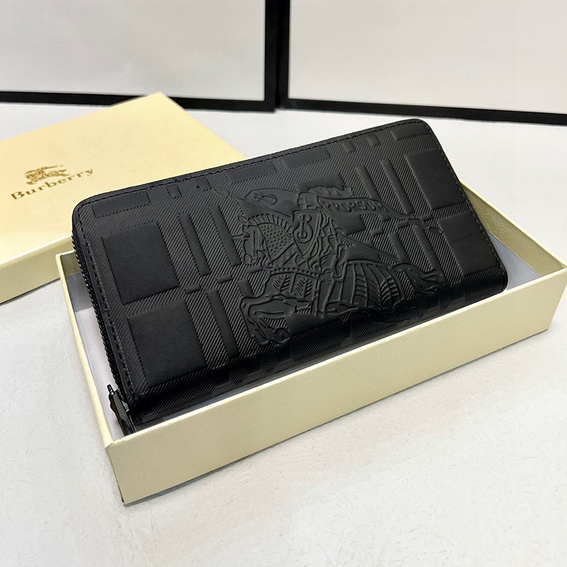 バーバリー BURBERRY 長財布 レザー 新作 メンズ