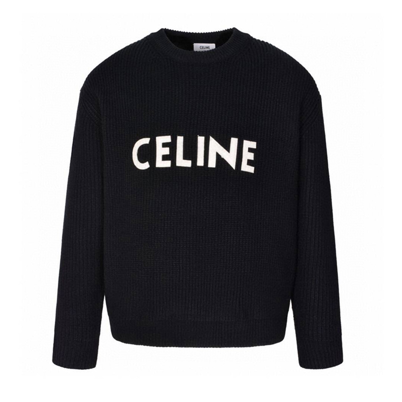 セリーヌ CELINE オーバーサイズ セーター リブ編みウール レディース メンズ