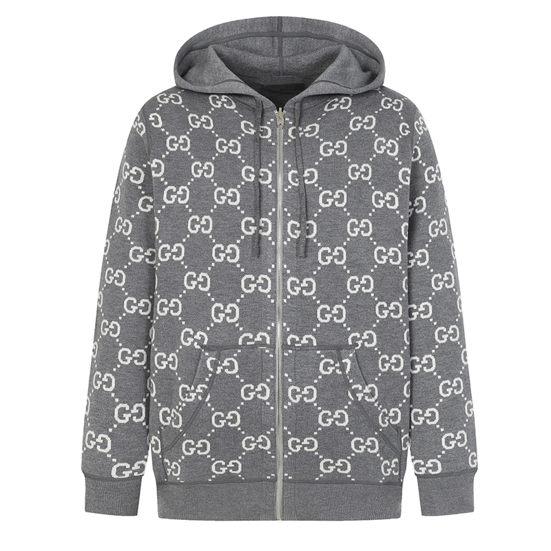 グッチ GUCCI 新作 リバーシブル GGウール フーディジップジャケット 3色メンズ