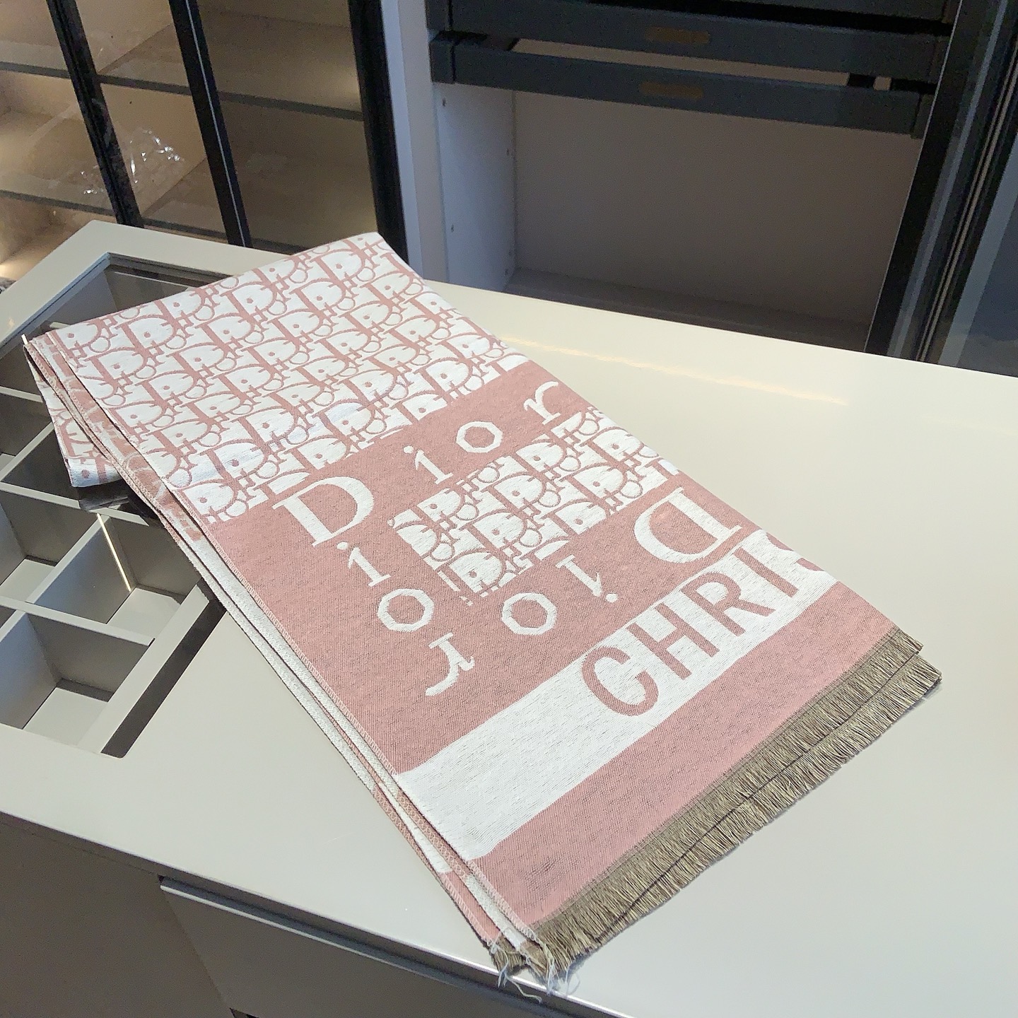 ディオール DIOR 超得なセット ソフトバッグ＋財布＋マフラー 3点セット レディース