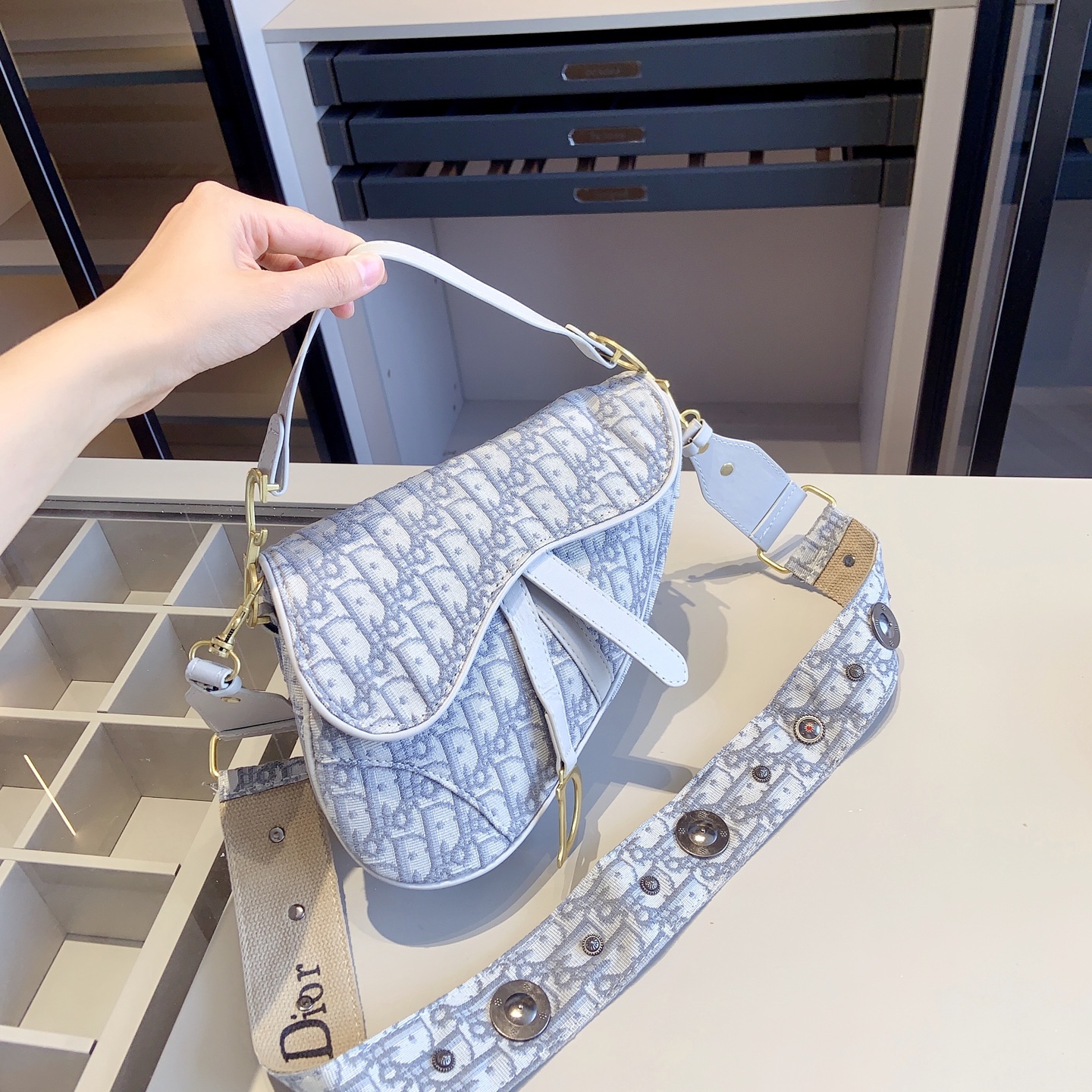 ディオール DIOR 超得なセット ソフトバッグ＋財布＋マフラー 3点セット レディース