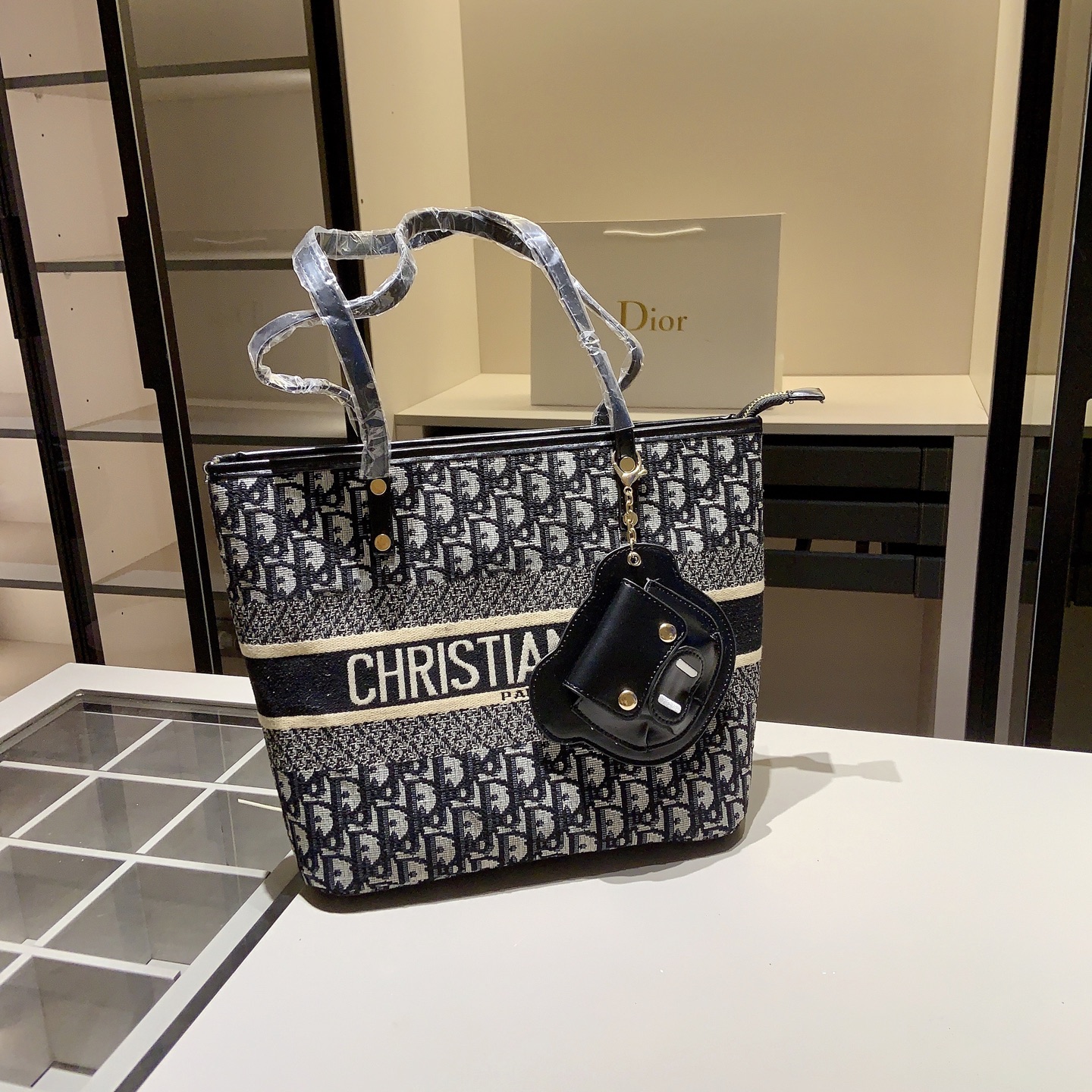 ディオール DIOR 超得なセット トートバッグ＋財布＋マフラー 3点セット レディース