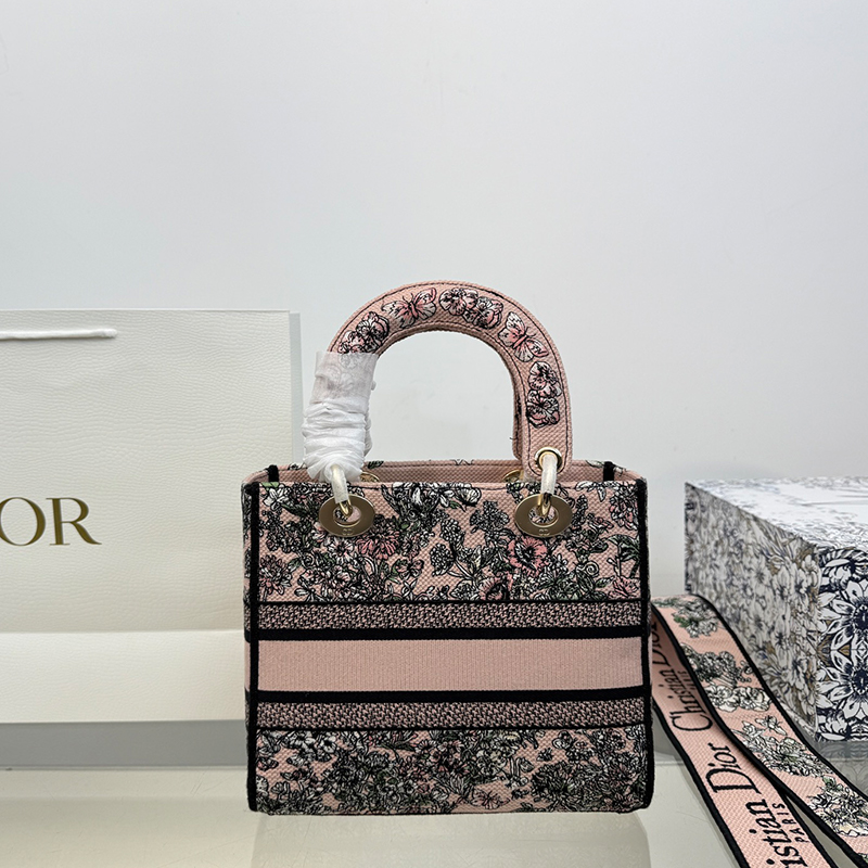 ディオール dior 花柄×ピンク最上級に可愛い スモールバッグ ハンドバッグ レディース